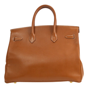 Hermes 1999 BIRKIN 35 Gold Courchevel