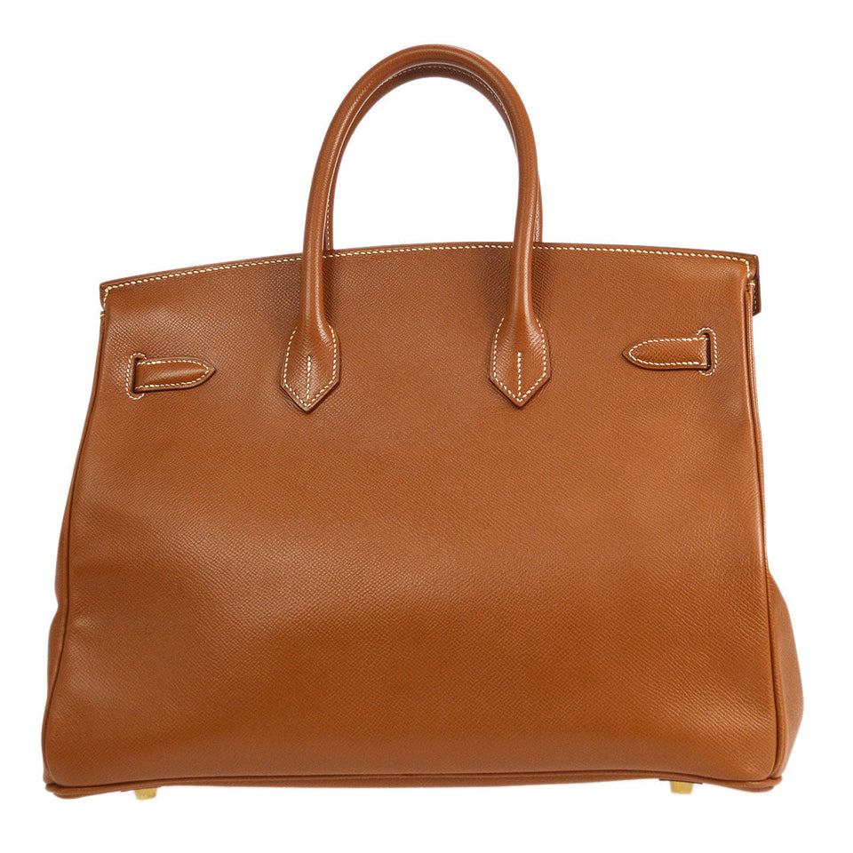 Hermes 1999 BIRKIN 35 Gold Courchevel