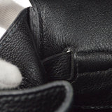 Hermes BIRKIN 35 Handbag Black Veau Crispe Togo