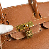 Hermes 1998 BIRKIN 35 Gold Courchevel
