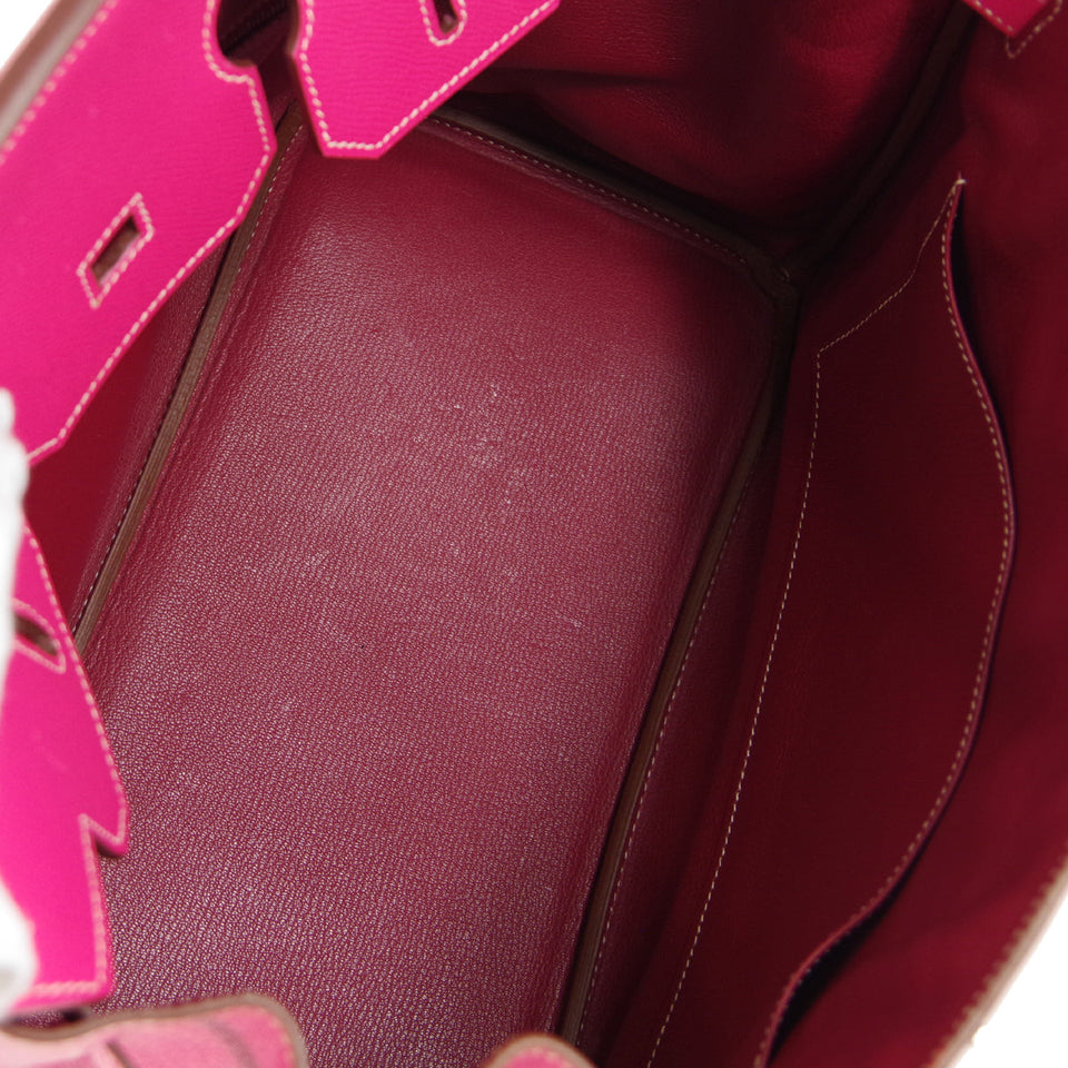 Hermes 2011 BIRKIN 35 Rose Tyrien Epsom