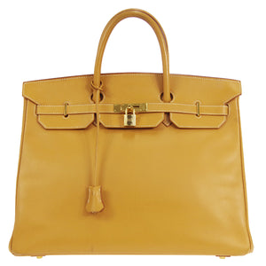 Hermes 1999 BIRKIN 40 Natural Vache