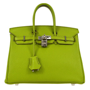 Hermes 2009 BIRKIN 25 Anis green Togo