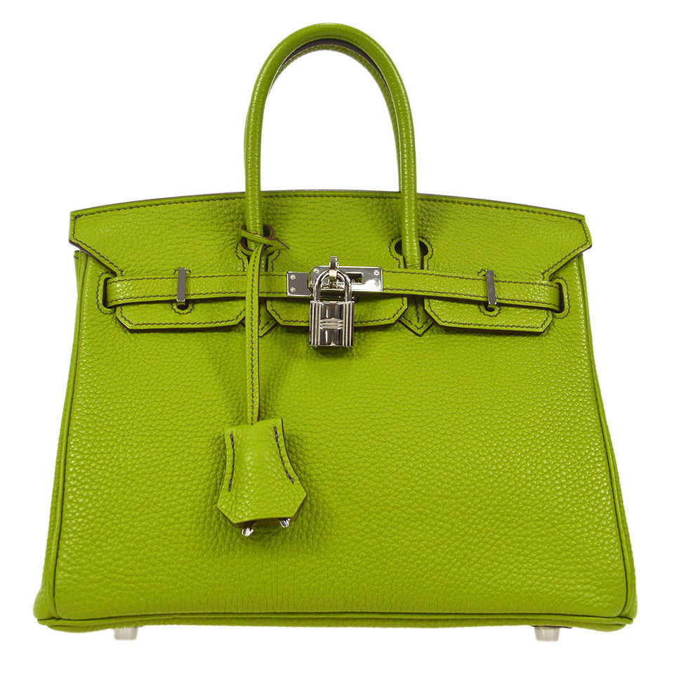 Hermes 2009 BIRKIN 25 Anis green Togo