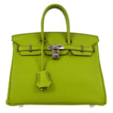 Hermes 2009 BIRKIN 25 Anis green Togo