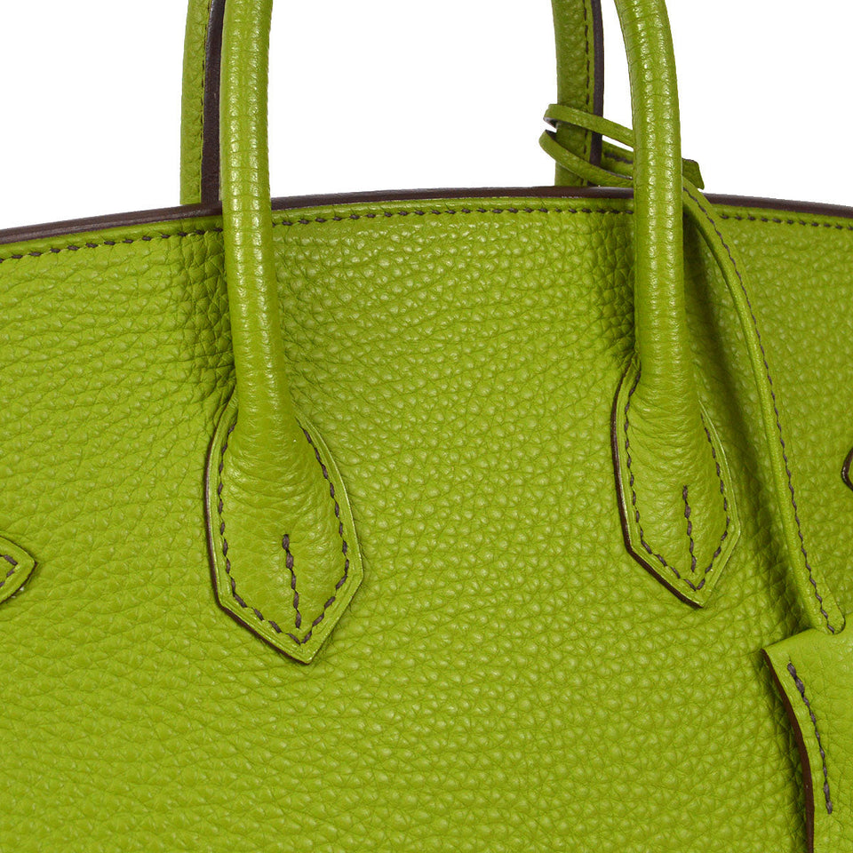 Hermes 2009 BIRKIN 25 Anis green Togo