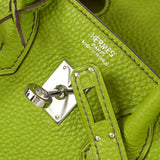 Hermes 2009 BIRKIN 25 Anis green Togo
