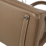 Hermes BIRKIN 35 Handbag Togo Etoupe Gray