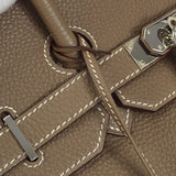 Hermes BIRKIN 35 Handbag Togo Etoupe Gray