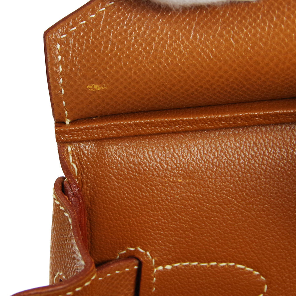 Hermes * BIRKIN 30 Handbag Gold Courchevel
