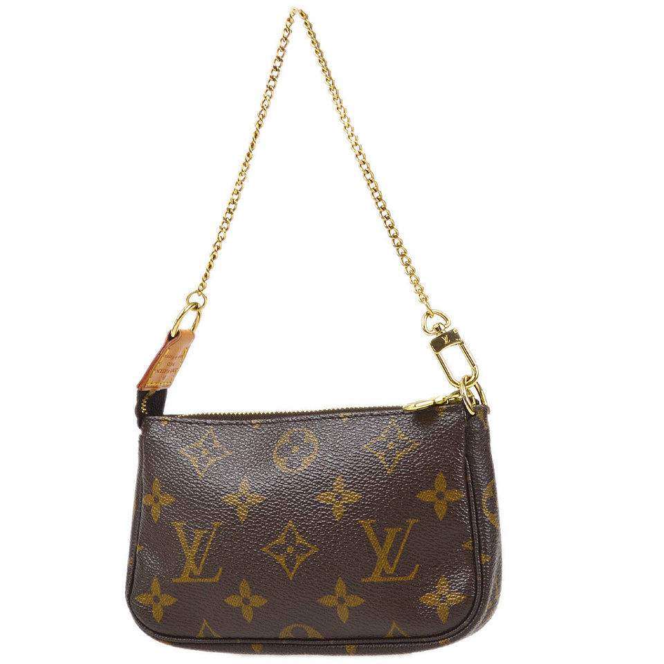 Louis Vuitton 2007 T&B Mini Pochette Accessoires Monogram Clutch
