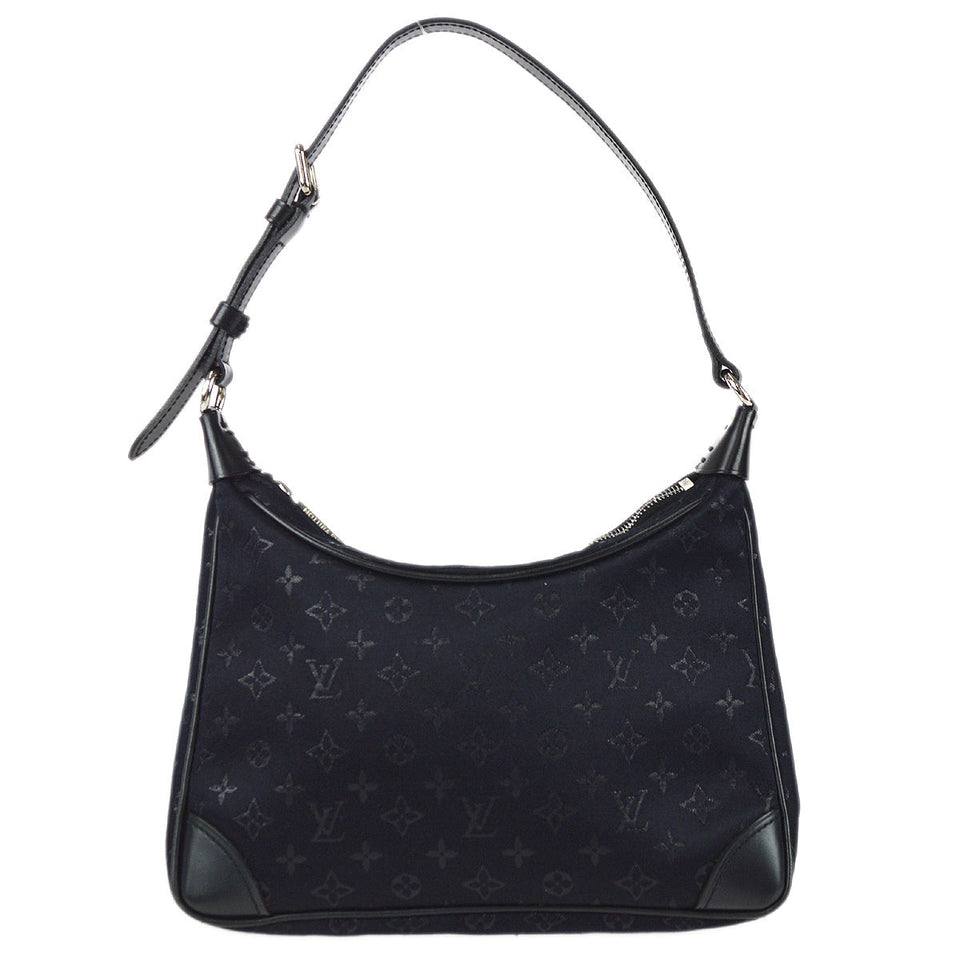 Louis Vuitton Little Boulogne Mini Handbag Monogram Satin