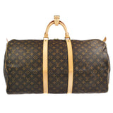 Louis Vuitton Keepall 55 Travel Duffle Handbag Monogram