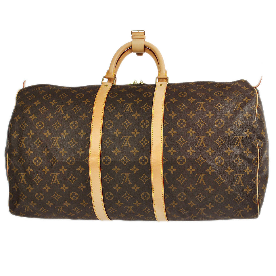 Louis Vuitton Keepall 55 Travel Duffle Handbag Monogram