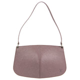 Louis Vuitton Pochette Demi-lune Handbag Epi Purple M5262B