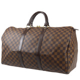 Louis Vuitton Keepall 50 Travel Duffle Handbag Damier