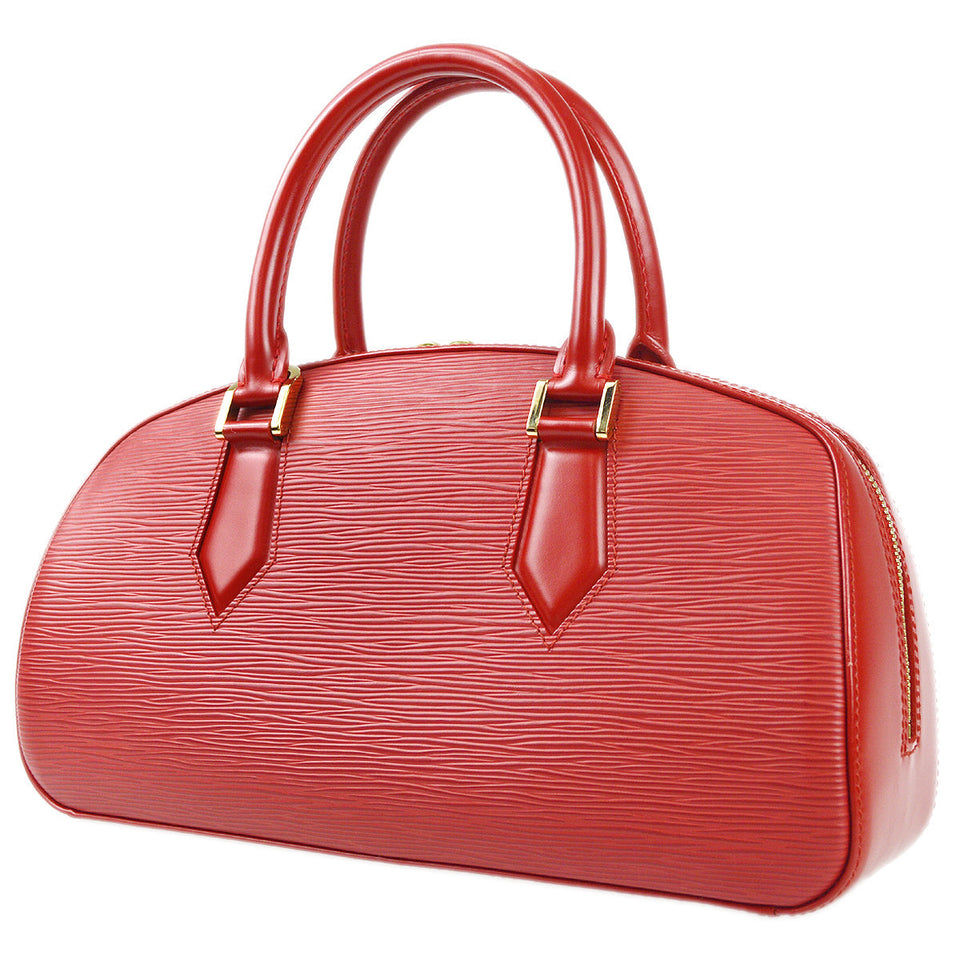 Louis Vuitton Jasmin Handbag Epi Castilian Red