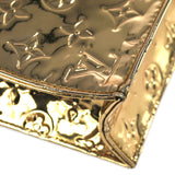 Louis Vuitton Sac Plat Tote Handbag Gold Monogram Miroir