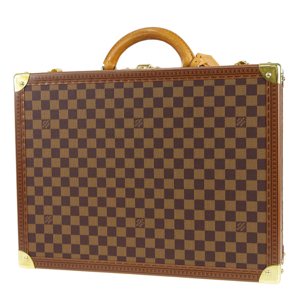 Louis Vuitton Cotteville 45 Trunk Suitcase Handbag Damier
