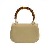 Gucci Handbag leather beige Bamboo