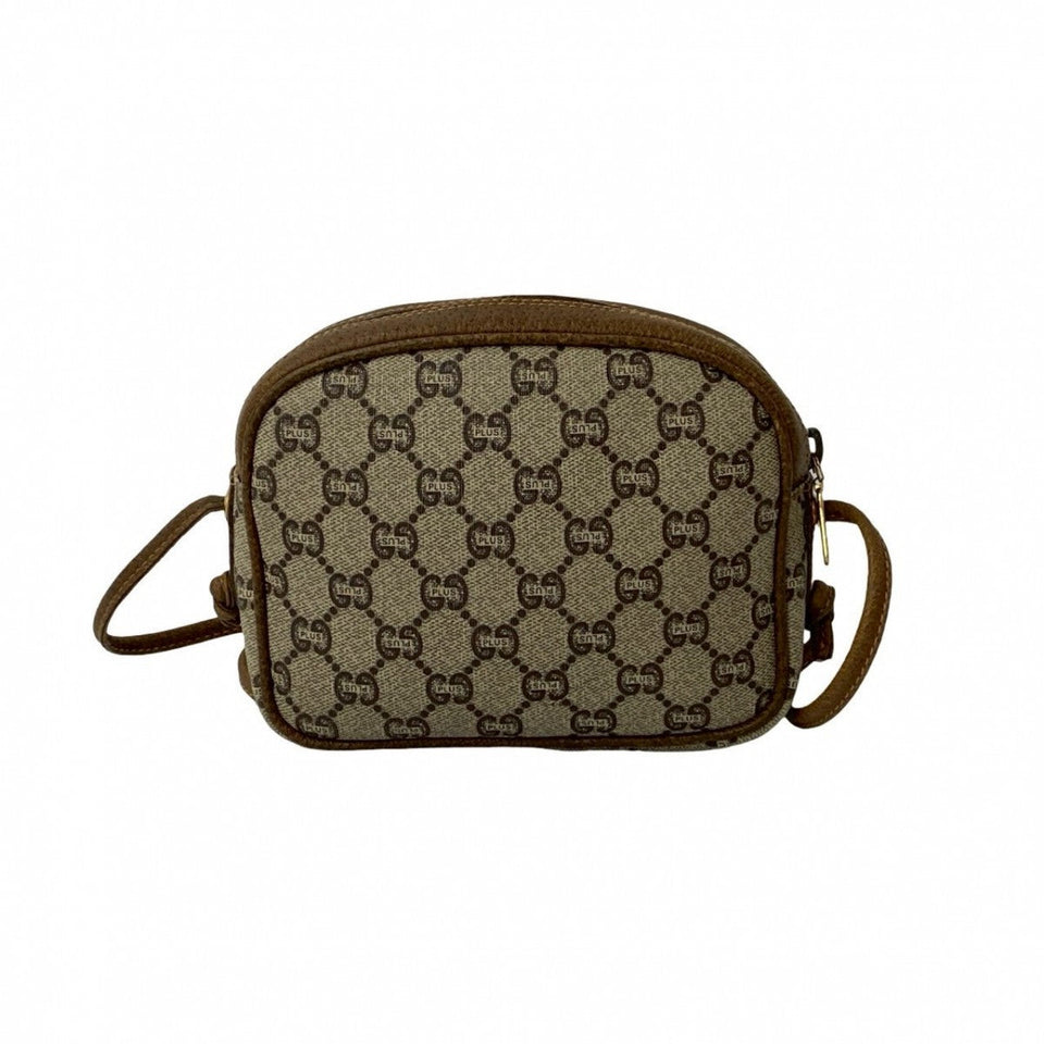 Gucci Shoulder Bag Leather, PVC Brown Gucci plus Women