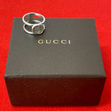 Gucci Ring Silver925 Silver Interlocking G Open Hand Ring mens