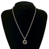 Gucci Necklace Silver925 Silver Interlocking G mens