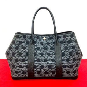 Hermes Tote Bag Towarso ash black Garden party PM
