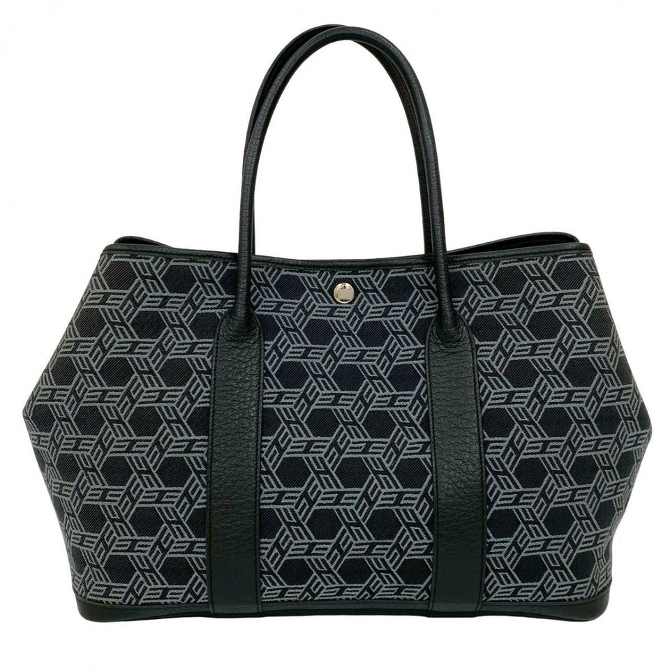 Hermes Tote Bag Towarso ash black Garden party PM