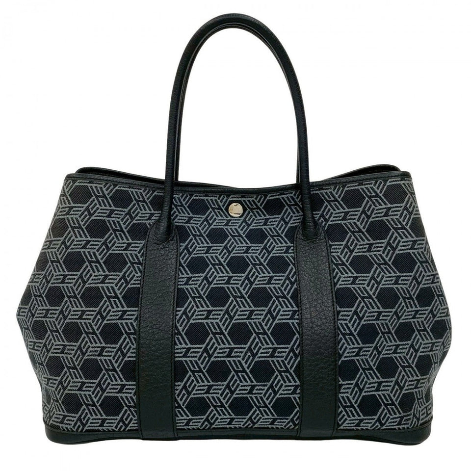 Hermes Tote Bag Towarso ash black Garden party PM