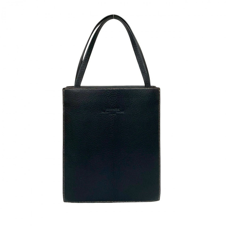 Hermes Handbag Taurillon Clemence Navy Lucy MM