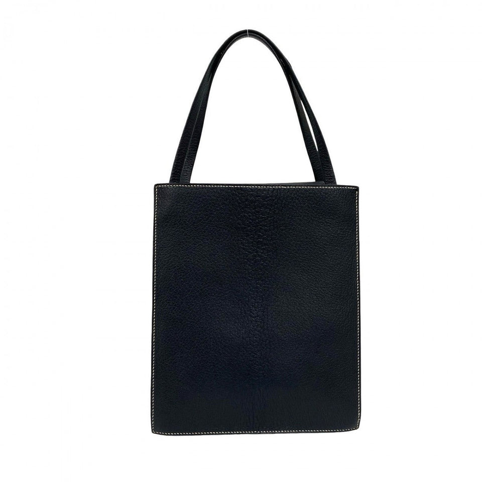 Hermes Handbag Taurillon Clemence Navy Lucy MM