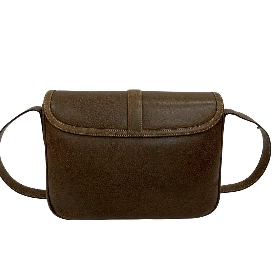 Gucci Shoulder Bag leather Brown