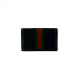 Gucci Bifold Wallet canvas black Sherry line