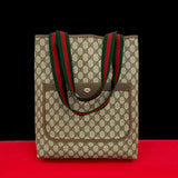 Gucci Tote Bag leather Brown Sherry line