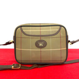 Burberry Shoulder Bag canvas Brown