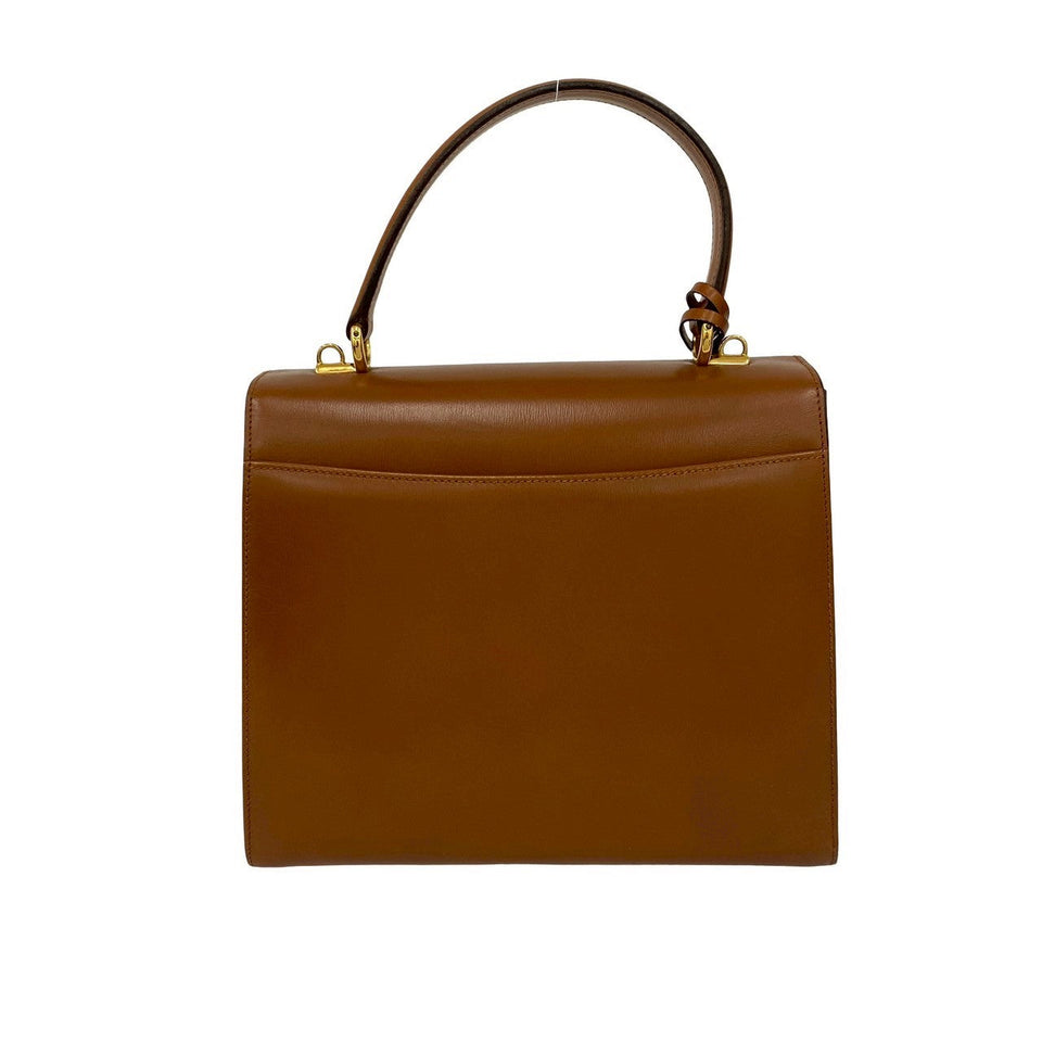 Gucci Shoulder Bag Calfskin Brown