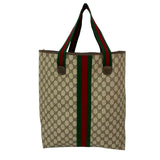 Gucci Tote Bag leather Brown Sherry line