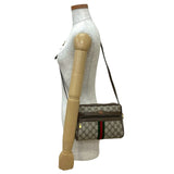 Gucci Shoulder Bag leather Brown Sherry line