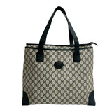 Gucci Tote Bag leather Navy