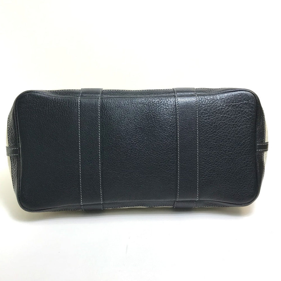Hermes Tote Bag Toilet ash / buffle skipper Black x Natural Garden party PM