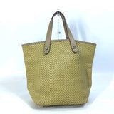 Hermes Tote Bag Leather, Polyester Yellow type Handbag Kaba Chennai PM Women