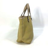 Hermes Tote Bag Leather, Polyester Yellow type Handbag Kaba Chennai PM Women