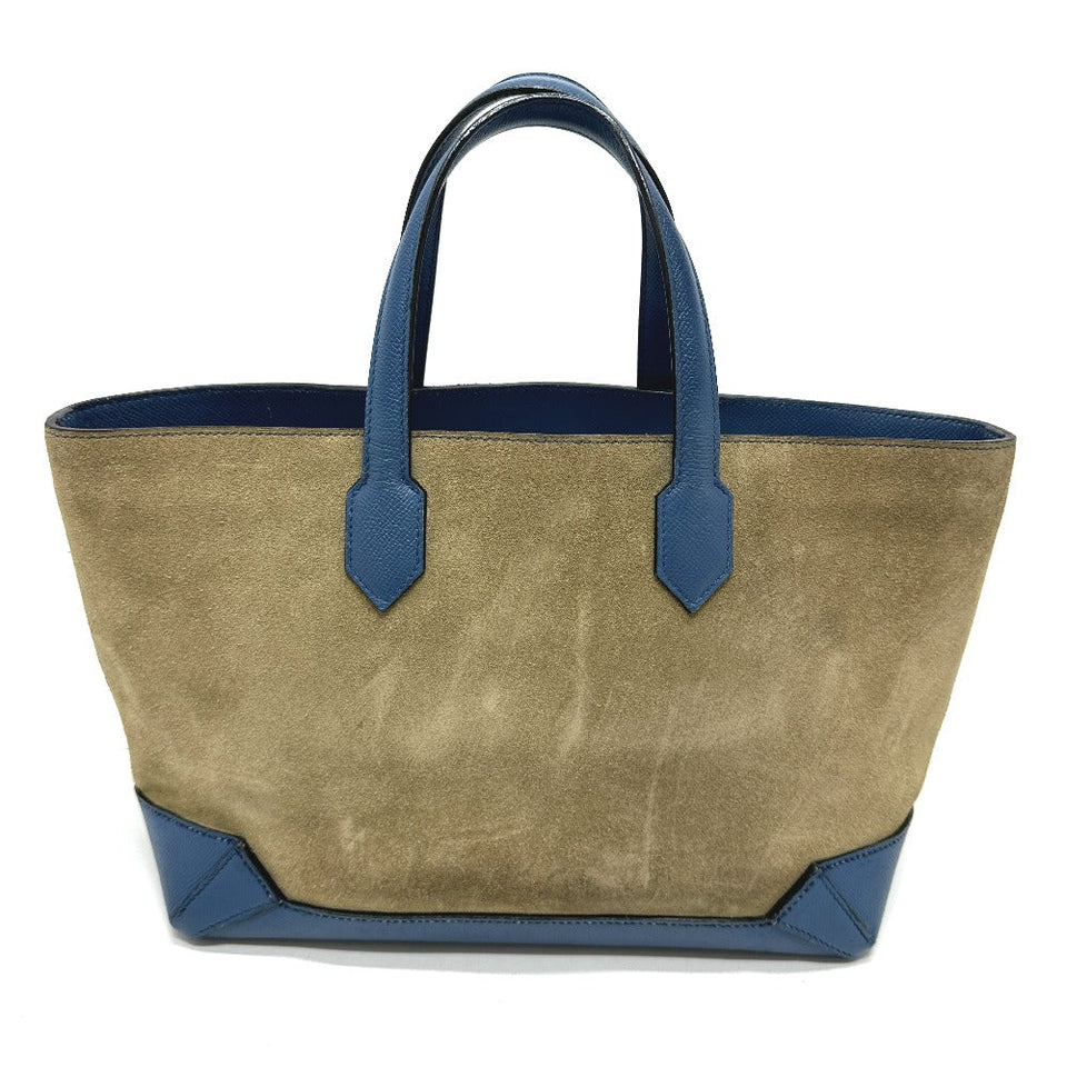 Hermes Tote Bag Epsom, Grizzly blue Maxi box cover 30 Women