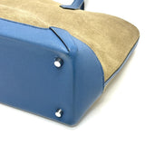Hermes Tote Bag Epsom, Grizzly blue Maxi box cover 30 Women