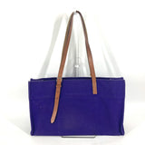 Hermes Tote Bag canvas purple Etrivière Elan