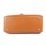 Hermes Tote Bag leather Brown gallop