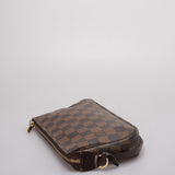Louis Vuitton Damier Navona Leather Fabric Brown Handbag