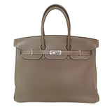 HermesEtoupe Birkin Bag 35cm PHW