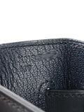 Hermes Kelly 35 Black Sombrero Leather PHW.